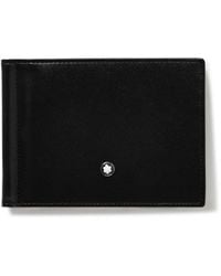 Montblanc - Meisterstück Full-grain Leather Billfold Wallet With Money Clip - Lyst