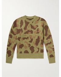 Kapital - Camouflage-Print Jacquard-Knit Sweater - Lyst
