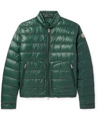Moncler - Acorus Logo-Appliquéd Quilted Glossed-Nylon Down Jacket - Lyst
