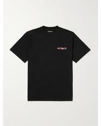 Carhartt - Ink Bleed T-Shirt aus Baumwoll-Jersey mit Logoprint - Lyst