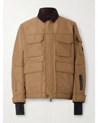 Moncler - Marguns Cotton-Corduroy And Stretch-Jersey Trimmed Windstopper By Gore-Tex Labs Hooded Ski Jacket - Lyst