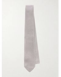 MR P. - 7cm Knitted Silk Tie - Lyst