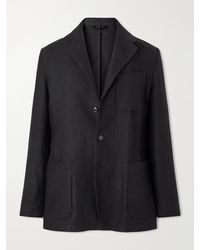 Saman Amel - Nehru Linen Jacket - Lyst