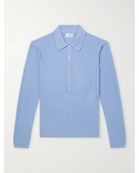 Saint Laurent - Schmal geschnittener Pullover aus einer Mischung aus Wolle - Lyst