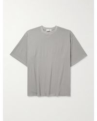 Frankie Shop - Eliott Textured Stretch-jersey T-shirt - Lyst