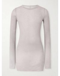 Rick Owens - Slim-fit Cotton-jersey T-shirt - Lyst