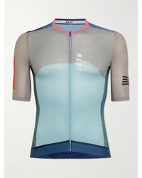 MAAP Vector Pro Air Panelled Recycled Cycling Jersey - Blue