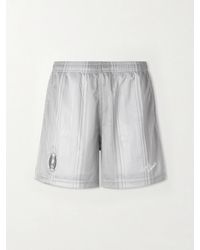 Acne Studios - Ronso Sport Straight-Leg Logo-Print Jersey Shorts - Lyst