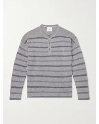 The Elder Statesman - Nimbus Striped Cashmere Sweater - Lyst