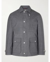 Brunello Cucinelli - Virgin Wool Field Jacket - Lyst