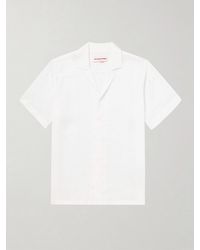 Orlebar Brown - Maitan Ii Camp-collar Linen Shirt - Lyst