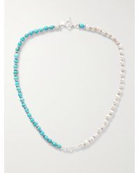 Peyote Bird - Kette mit Zierperlen aus mehreren Steinen und Details aus Silber - Lyst