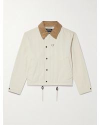 FRIZMWORKS - Jacke aus einer Baumwollmischung mit Cordbesatz - Lyst