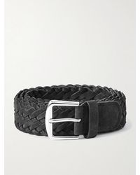 Loro Piana - Asavelt 4cm Braided Suede Belt - Lyst