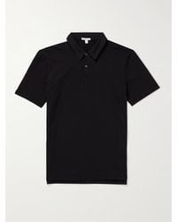 James Perse - Slim-Fit Supima Cotton-Jersey Polo Shirt - Lyst