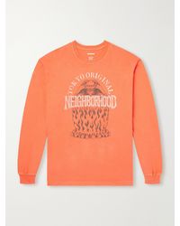 Neighborhood - Logo-Print Cotton-Jersey T-Shirt - Lyst
