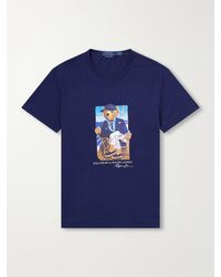 Polo Ralph Lauren - Logo-Print Cotton-Jersey T-Shirt - Lyst