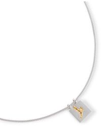 Tom Wood - Rhodium- And Gold-plated Silver Diamond Pendant Necklace - Lyst