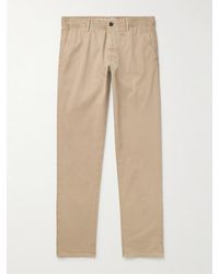 Slowear - Slim-Fit Panama Stretch-Cotton Canvas Trousers - Lyst