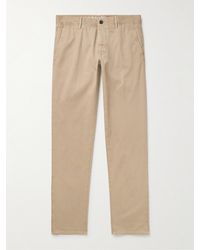 Incotex - Schmal geschnittene Hose aus Panama-Canvas aus Stretch-Baumwolle - Lyst