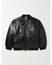 Moncler Genius - Roc Nation By Jay-Z Cassiopeia Reversible Logo-Embossed Leather And Quilted Shell Down Bomber Jacket - Lyst
