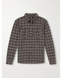 RRL - Eaton Checked Cotton-Flannel Shirt - Lyst