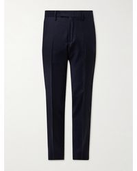 MR P. - Philip Slim-Fit Straight-Leg Wool-Flannel Suit Trousers - Lyst