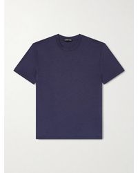 Tom Ford - Lyocell And Cotton-blend T-shirt - Lyst