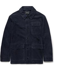 Yves Salomon - Suede Shirt Jacket - Lyst