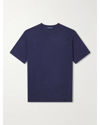 Frescobol Carioca - Dinis Linen-blend T-shirt - Lyst