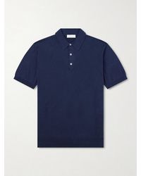 Boglioli - Slim-Fit Garment-Dyed Cotton Polo Shirt - Lyst