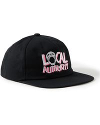 Local Authority - Skull Tour Logo-embroidered Cotton-blend Twill Baseball Cap - Lyst