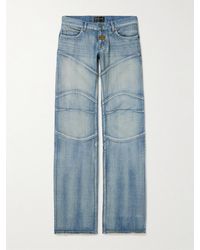 Balenciaga - Straight-Leg Panelled Jeans - Lyst