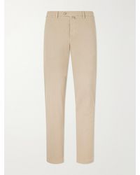 Kiton - Straight-Leg Lyocell-Blend Trousers - Lyst
