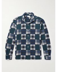 Hartford - Patt Patchwork Checked Cotton Shirt - Lyst