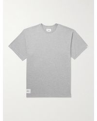 WTAPS - T-Shirt aus Jersey aus einer Baumwollmischung mit Logoapplikation und Print - Lyst