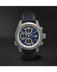Bremont - Alt1-wt/bl World Timer Automatic Chronograph 43mm Stainless Steel And Leather Watch - Lyst