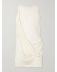 Rick Owens - Anthem Draped Cotton-jersey Tank Top - Lyst
