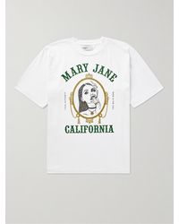 Local Authority - Mary Jane Printed Cotton-jersey T-shirt - Lyst