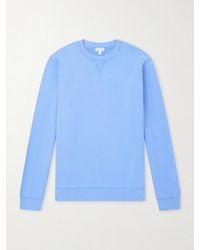 Sunspel - Cotton-Jersey Sweatshirt - Lyst
