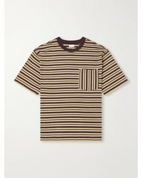 Dries Van Noten - Striped Cotton-Jersey T-Shirt - Lyst