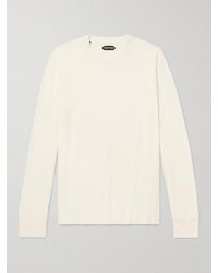 Tom Ford - Lyocell And Cotton-blend Jersey T-shirt - Lyst