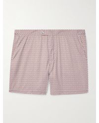 MR P. - Straight-Leg Mid-Length Printed Swim Shorts - Lyst