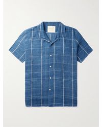 Kardo - Convertible-collar Embroidered Cotton-muslin Shirt - Lyst