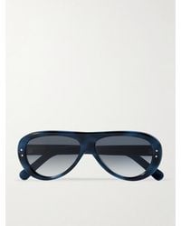 MR P. - Ul> <Li>Cubitts Ischia Aviator-Style Acetate Sunglasses</Li> /Ul - Lyst