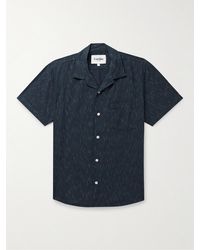 Corridor NYC - Camp-collar Cotton-jacquard Shirt - Lyst