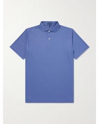 Peter Millar - Tenuto Printed Stretch-jersey Polo Shirt - Lyst