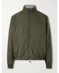 Kiton - Reversible Shell Bomber Jacket - Lyst