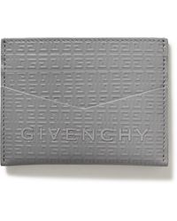 Givenchy - Appliquéd Logo-embossed Leather Cardholder - Lyst