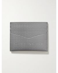 Givenchy - Portacarte in pelle con logo goffrato e applicazione - Lyst